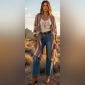 63. Absolutely Famous Fringe Cardi